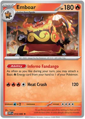 Emboar (Holo) (013/086)