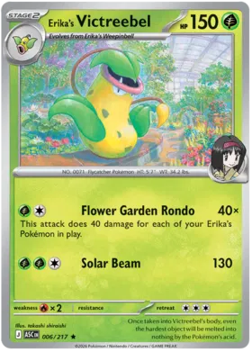Erika's Victreebel (006/217) (Holo)