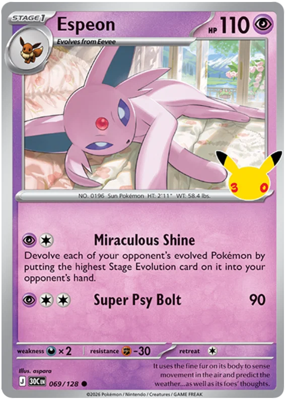 Espeon (069/128) (Holo)