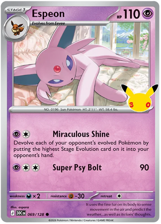 Espeon (069/128) (Holo)