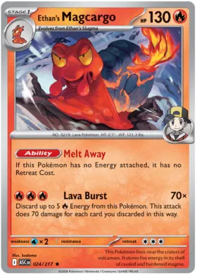 Ethan's Magcargo (024/217) (Holo)