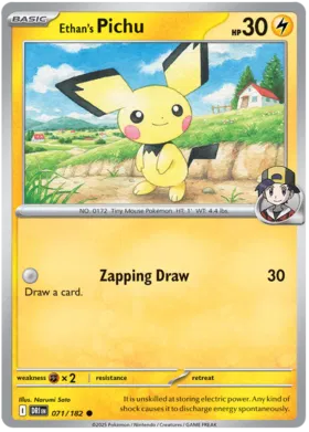 Ethan's Pichu (071/182)