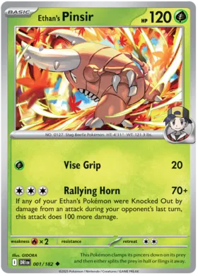 Ethan's Pinsir (001/182)