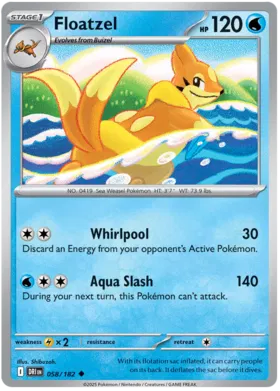 Floatzel (058/182)