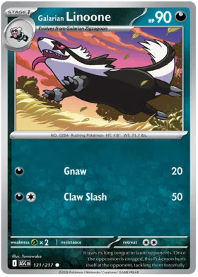 Galarian Linoone (131/217)