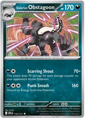 Galarian Obstagoon (132/217)