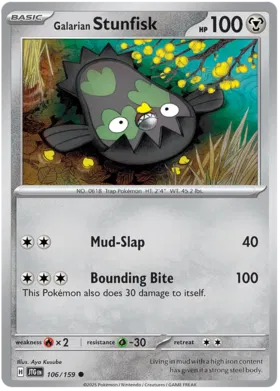 Galarian Stunfisk (106/159)