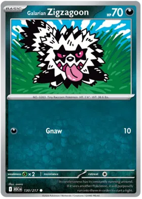 Galarian Zigzagoon (130/217)