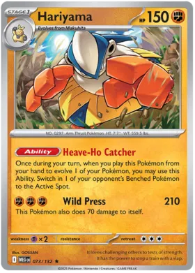Hariyama (Holo) (073/132)
