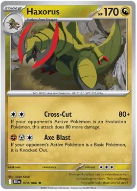 Haxorus (Holo) (070/086)