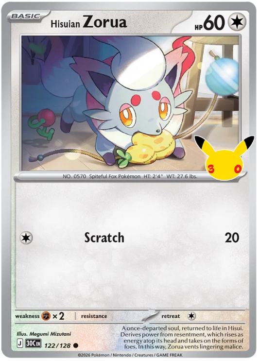 Hisuian Zorua (122/128) (Holo)