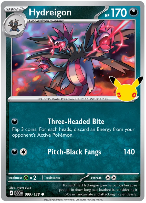 Hydreigon (099/128) (Holo)