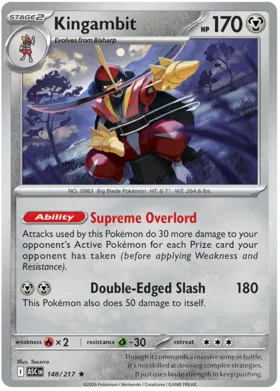 Kingambit (148/217) (Holo)