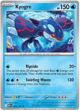Kyogre (Holo) (034/132)