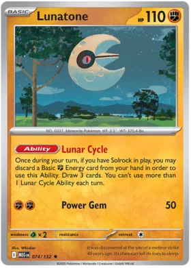 Lunatone (Holo) (074/132)