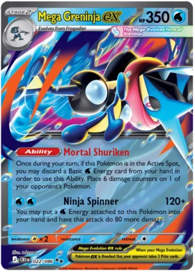 Mega Greninja ex (022/086)