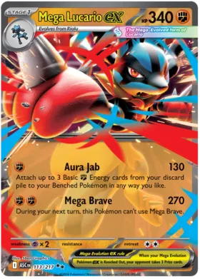 Mega Lucario ex (113/217)