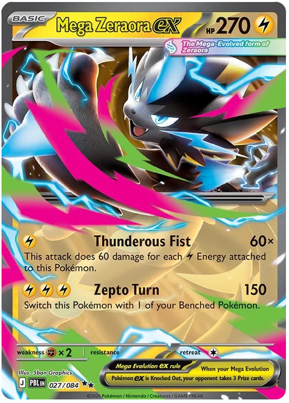 Mega Zeraora ex (027/084)