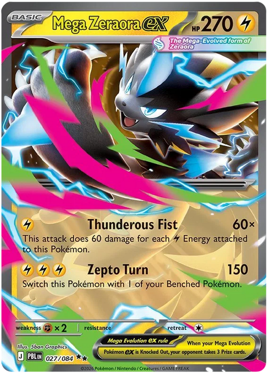Mega Zeraora ex (027/084)