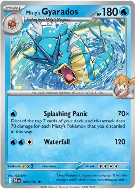 Misty's Gyarados (Holo) (049/182)