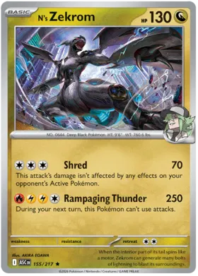 N's Zekrom (155/217) (Holo)