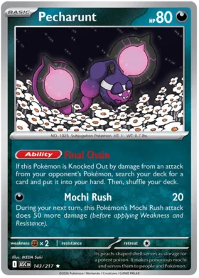 Pecharunt (143/217) (Holo)