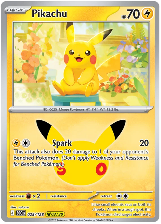 Pikachu (025/128) (Holo)