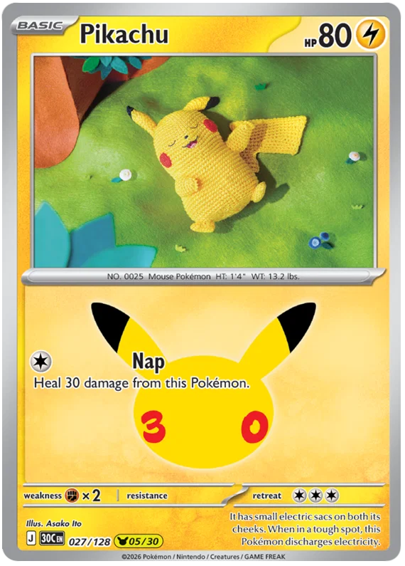 Pikachu (027/128) (Holo)