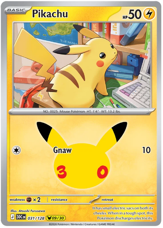 Pikachu (031/128) (Holo)