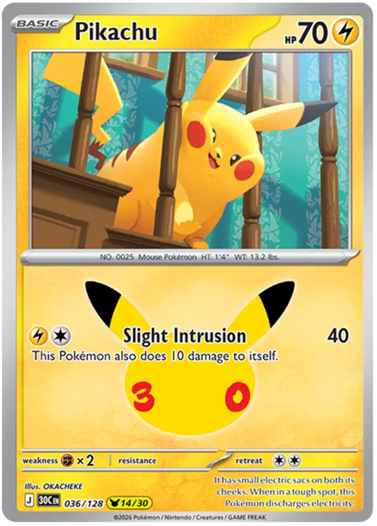 Pikachu (036/128) (Holo)
