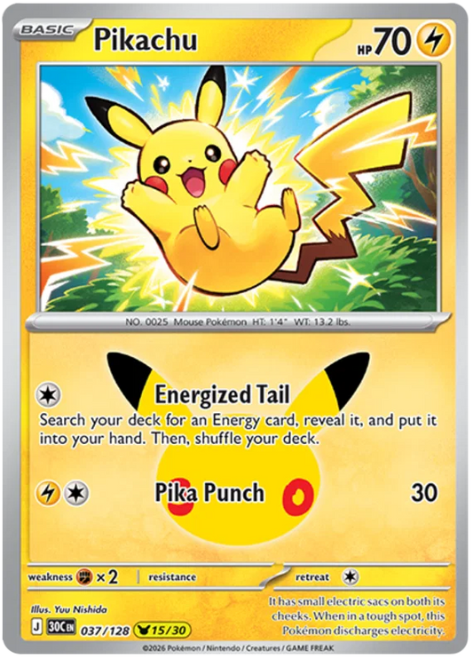 Pikachu (037/128) (Holo)