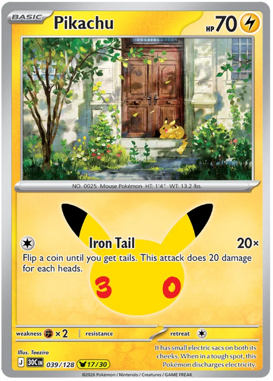 Pikachu (039/128) (Holo)