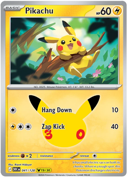 Pikachu (041/128) (Holo)