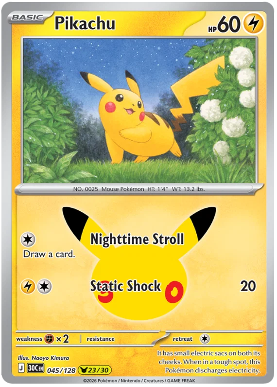 Pikachu (045/128) (Holo)