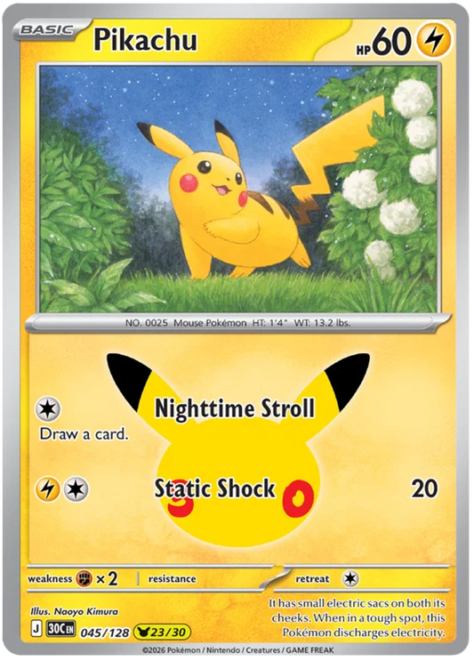 Pikachu (045/128) (Holo)