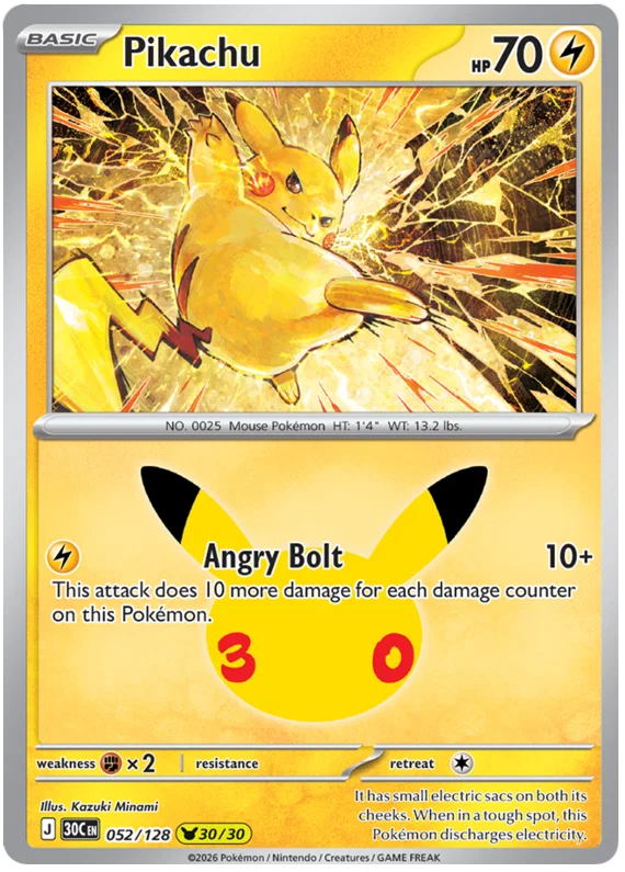 Pikachu (052/128) (Holo)