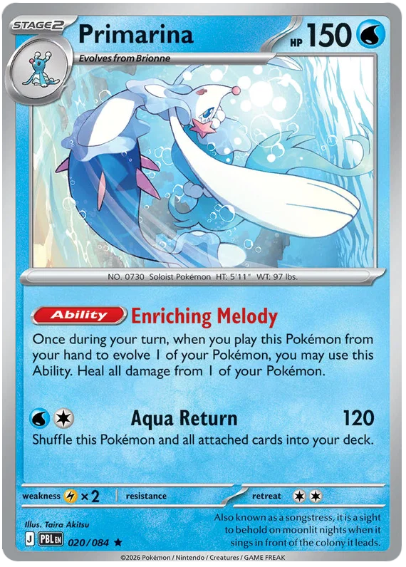 Primarina (020/084) (Holo)