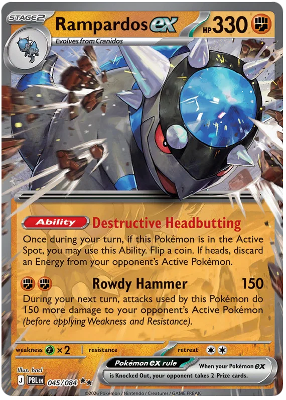 Rampardos ex (045/084)