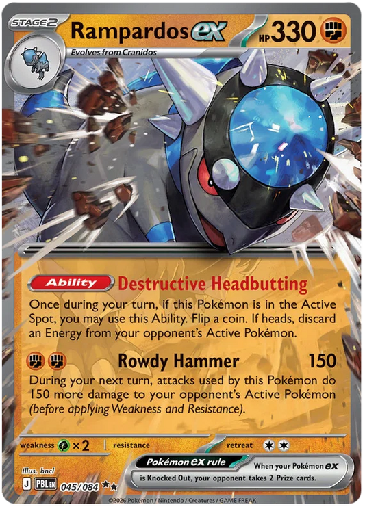 Rampardos ex (045/084)