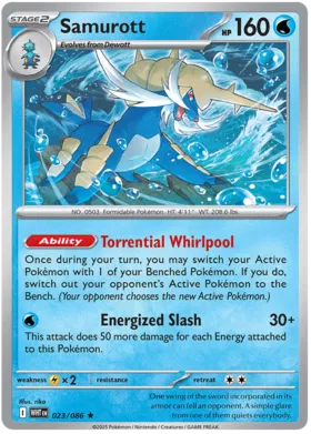 Samurott (Holo) (023/086)