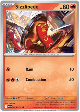 Sizzlipede (029/132)