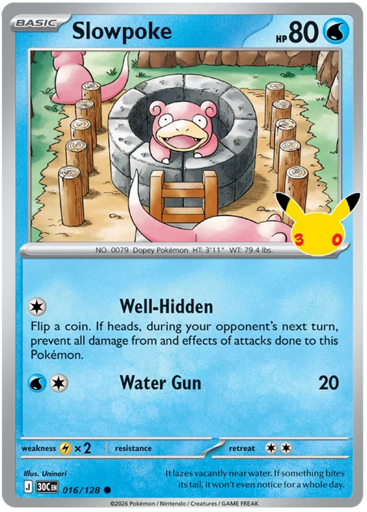 Slowpoke (016/128) (Holo)