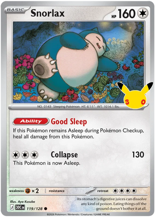 Snorlax (119/128) (Holo)