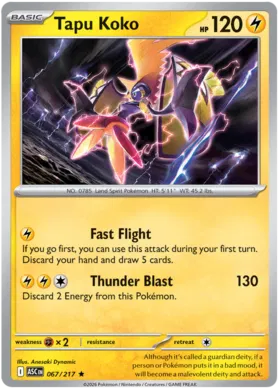 Tapu Koko (067/217) (Holo)