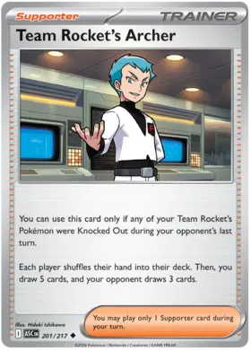 Team Rocket's Archer (201/217)