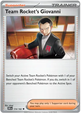 Team Rocket's Giovanni (174/182)