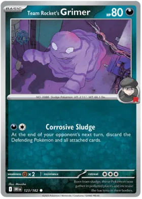 Team Rocket's Grimer (123/182)