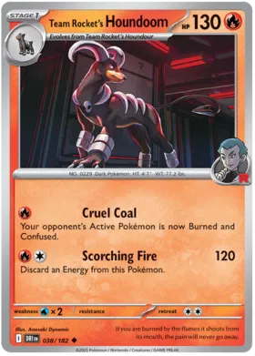Team Rocket's Houndoom (038/182)