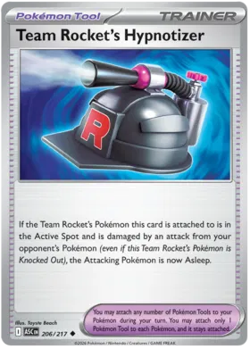 Team Rocket's Hypnotizer (206/217)