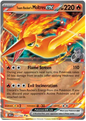 Team Rocket's Moltres ex (031/182)